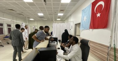 Patients receive medical care at the Recep Tayyip Erdoğan Training and Research Hospital, Mogadishu, Somalia, Sept. 9, 2025. (AA Photo)