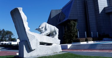 The Borsa Istanbul Stock Exchange building, Istanbul, Türkiye, Oct. 13, 2017. (Reuters Photo)