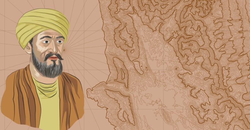 Portrait of Muhammad al-Idrisi, obtained from Shutterstock, illustrated by Mehmet Mücahit Yılmaz.