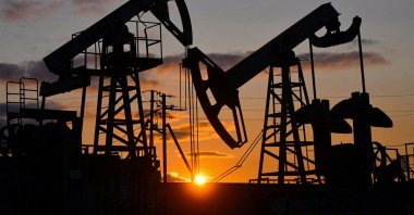 A view shows oil pump jacks outside Almetyevsk in the Republic of Tatarstan, Russia, June 4, 2023. (Reuters Photo)