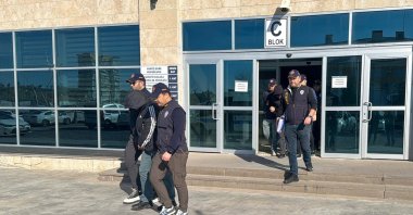 Police arrest suspects in illegal betting and fraud operation, Uşak, Türkiye, March 13, 2026. (AA Phoot) 