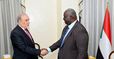 Deputy Foreign Minister Musa Kulaklıkaya meets with Sudan’s Sovereignty Council Deputy Chairperson Malik Agar, Port Sudan, Sudan, April 7, 2026. (AA Photo)