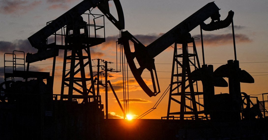 A view shows oil pump jacks outside Almetyevsk in the Republic of Tatarstan, Russia, June 4, 2023. (Reuters Photo)