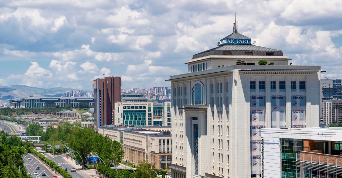 A view of the AK Party's headquarters, Ankara, Türkiye, June 23, 2019. (Shutterstock Photo)