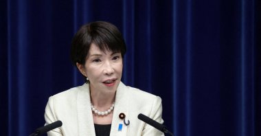 Sanae Takaichi, Japan’s prime minister, speaks during a press conference at the Prime Minister’s Office, Tokyo, Japan, Feb. 18, 2026. (Reuters File Photo)