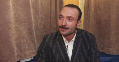 In this undated photo, Turkish actor Görkem Sevindik speaks during an interview, Istanbul, Türkiye. (DHA Photo)