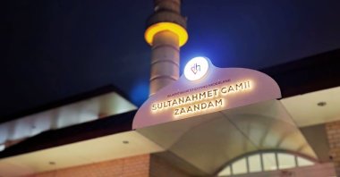 Sultan Ahmet Mosque in Zaandam, the Netherlands, in this undated photo. (HDV Zaandam Sultanahmet Moskee @Facebook)