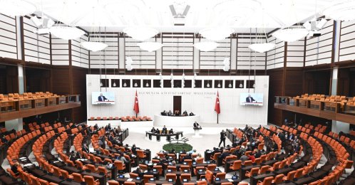 A view of Parliament in session, Ankara, Türkiye, Dec. 23, 2025. (AA Photo)