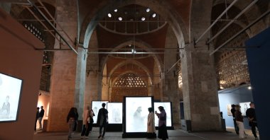 Art gallery inside an historical building, Istanbul, Türkiye, Oct. 25, 2023. (Shutterstock Photo)