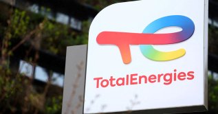 The logo of French oil and gas company TotalEnergies is seen at a petrol station in Paris, France, March 25, 2026. (Reuters Photo)