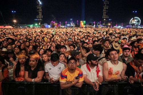 People attend the Coachella Valley Music and Arts Festival, Indio, California, U.S., April 12, 2026. (Reuters Photo)