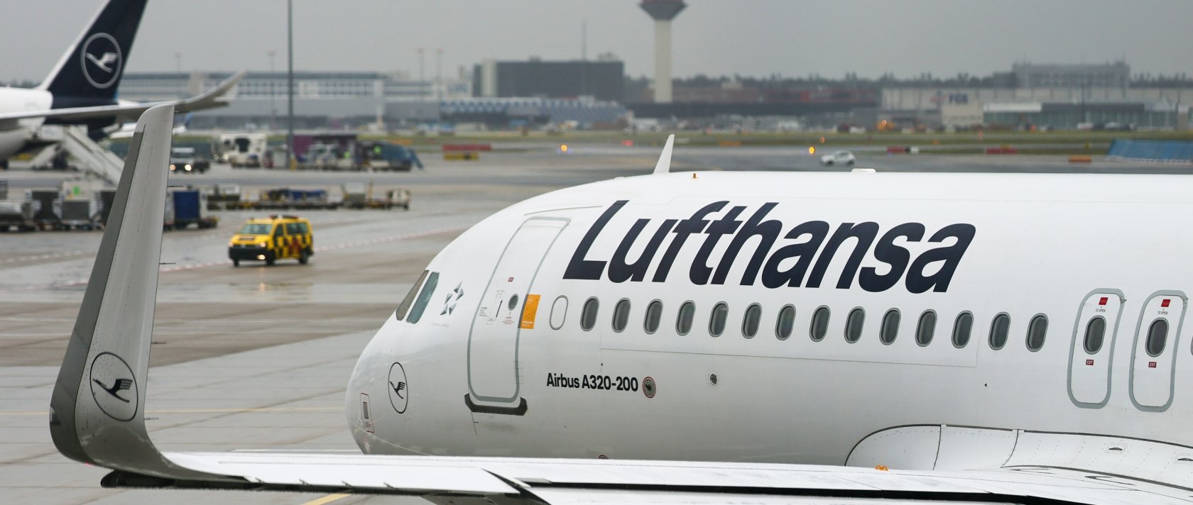 Lufthansa planes are stationed at Frankfurt Airport in Frankfurt, Germany, April 13, 2026. (EPA Photo)