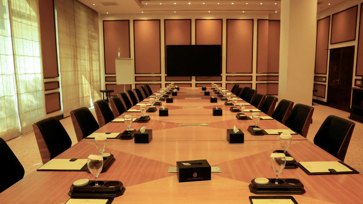 A portion of the Serena Hotel, where peace talks between U.S. and Iranian officials ended without an agreement to halt their war, Islamabad, Pakistan, April 13, 2026. (Reuters Photo)