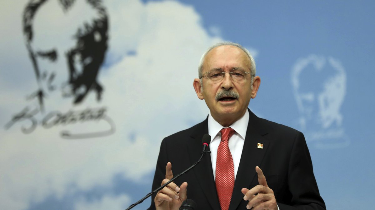 Then CHP Chair Kemal Kılıçdaroğlu speaks to the media, Ankara, Türkiye, June 26, 2018. (AP Photo)