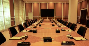 A portion of the Serena Hotel, where peace talks between U.S. and Iranian officials ended without an agreement to halt their war, Islamabad, Pakistan, April 13, 2026. (Reuters Photo)