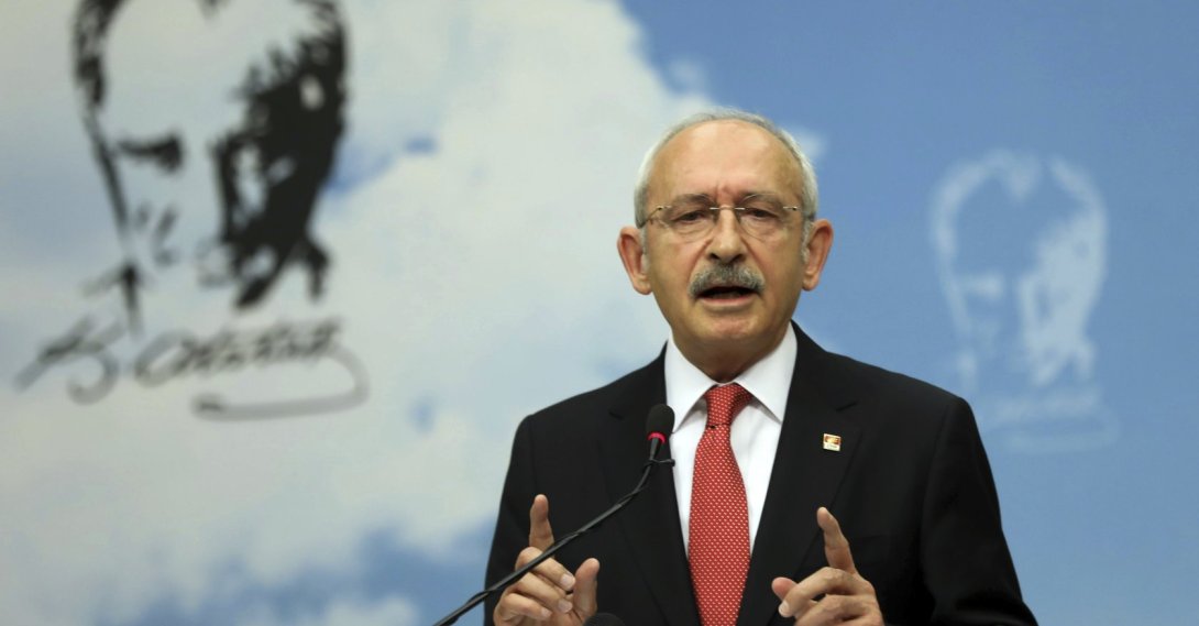 Then CHP Chair Kemal Kılıçdaroğlu speaks to the media, Ankara, Türkiye, June 26, 2018. (AP Photo)