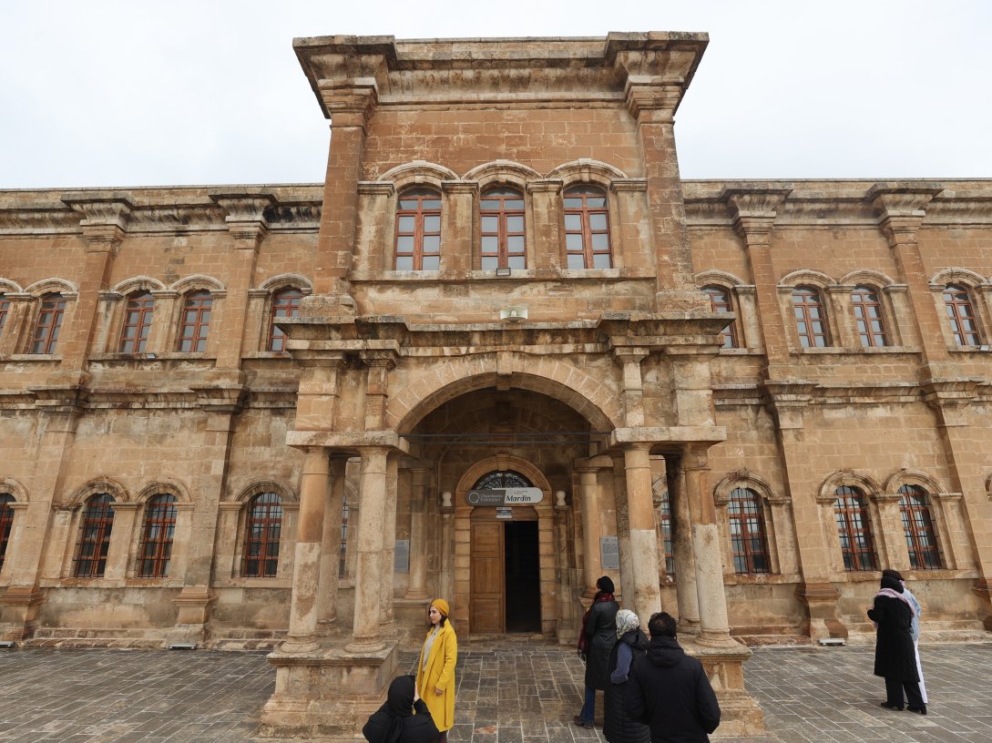 A view of the Mardin Vocational and Maturation Institute, Mardin, southeastern Türkiye, April 13, 2026. (AA Photo)