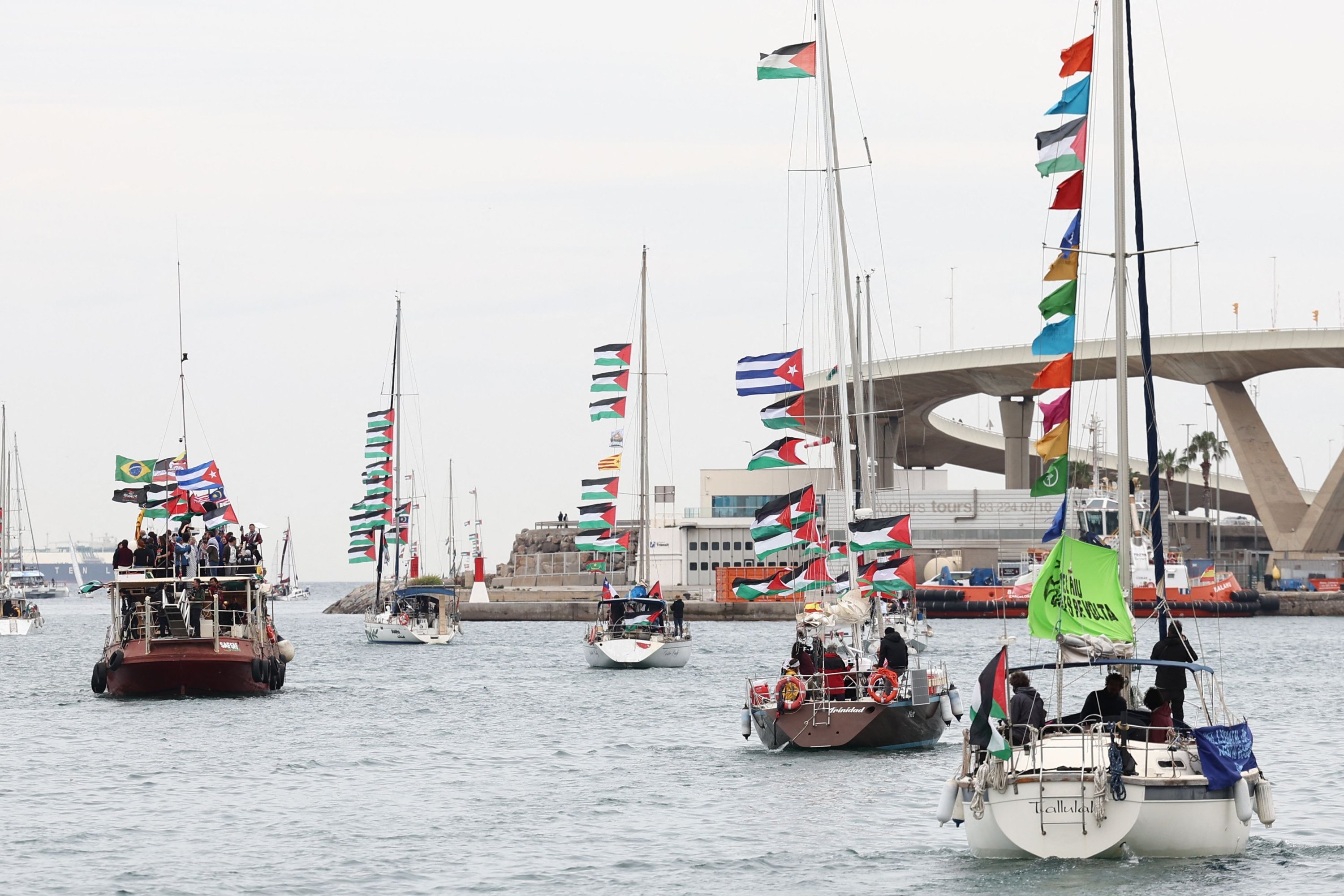 Global Sumud Flotilla sets sail again for Gaza after 6 months