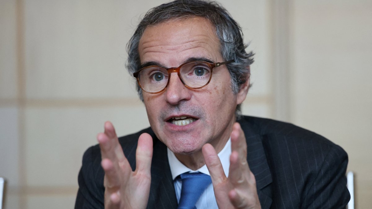 Director General of the International Atomic Energy Agency (IAEA) Rafael Grossi speaks during a press conference in Seoul, South Korea, April 15, 2026. (Reuters Photo)