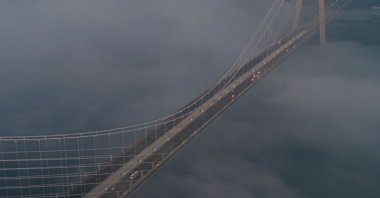 A view of the Yavuz Sultan Selim Bridge, Istanbul, Türkiye, March 18, 2026. (IHA Photo)