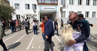 Emergency teams respond at the school after reports of gunfire, Kahramanmaraş, Türkiye, April 15, 2026. (IHA Photo) 
