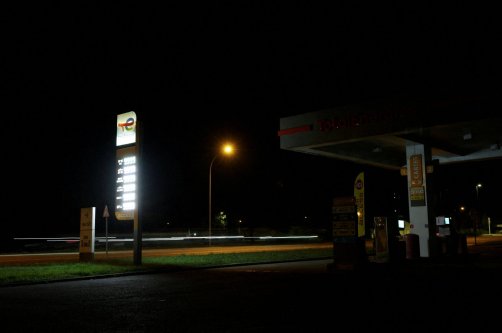 A fuel price board shows all fuel types out of stock at a TotalEnergies gas station in Vertou, near Nantes, France, April 8, 2026. (Reuters Photo)