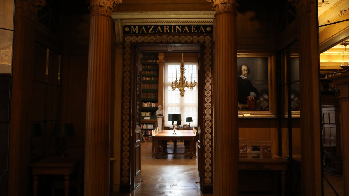 A view of Mazarine Library, Paris, France, April 11, 2026. (AA Photo)