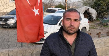 Necmettin Bekçi, who helped subdue the attacker behind the tragic school shooting, speaks to Anadolu Agency, Kahramanmaraş, Türkiye, April 16, 2026. (AA Photo)