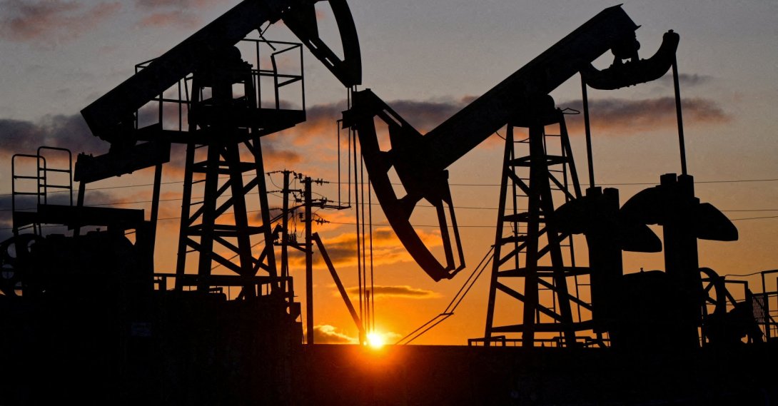 A view shows oil pump jacks outside Almetyevsk in the Republic of Tatarstan, Russia, June 4, 2023. (Reuters Photo)