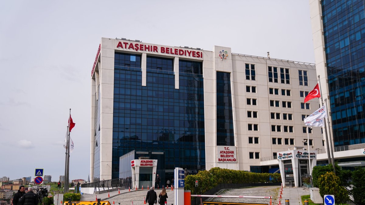 A view of the Ataşehir municipality building, Istanbul, Türkiye, April 18, 2026. (AA Photo)