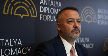 Türkiye's Ambassador to Damascus Nuh Yılmaz, during an interview with Anadolu Agency (AA), Antalya, southern Türkiye, April 18, 2026. (AA Photo)