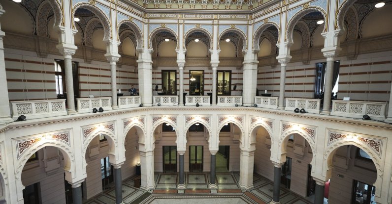A general view of Vijecnica, which serves as Sarajevo’s National Library, Sarajevo, Bosnia-Herzegovina, April 15, 2026. (AA Photo)