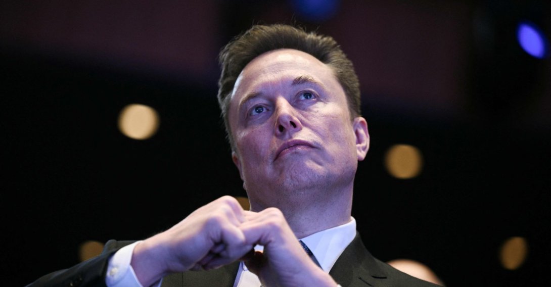 Elon Musk looks on at an event in Washington, D.C., U.S., Nov. 19, 2025. (AFP Photo)