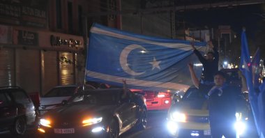 People celebrate the election of the Turkmen governor, Kirkuk, Iraq, April 17, 2026. (AA Photo)
