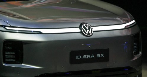 Volkswagen ID. ERA 9X electric vehicle appears at the company’s event in Beijing, China, April 8, 2026. (Reuters Photo)