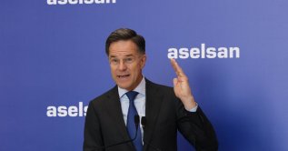 NATO Secretary-General Mark Rutte speaks during a visit to Turkish defense company Aselsan, Ankara, Türkiye, April 22, 2026. (Reuters Photo)