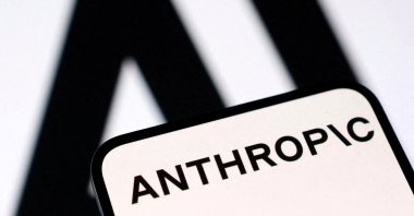 The Anthropic logo is seen in this illustration taken March 1, 2026. (Reuters Photo)