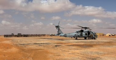 A photo shared by the Turkish Defense Ministry shows Turkish troops taking part in the Flintlock exercise, Sirte, Libya, April 19, 2026. (AA Photo)