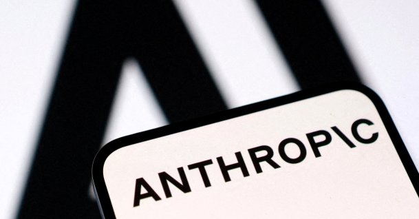 The Anthropic logo is seen in this illustration taken March 1, 2026. (Reuters Photo)