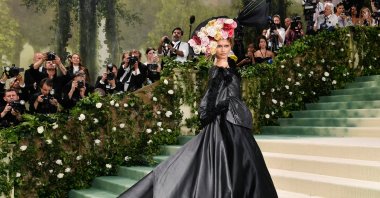 Zendaya Coleman attends the Metropolitan Museum of Art's Costume Institute benefit gala, New York, U.S., May 6, 2024. (AP Photo)