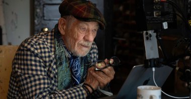 This image released by Neon shows Ian McKellen in a scene from "The Christophers." (AP Photo)