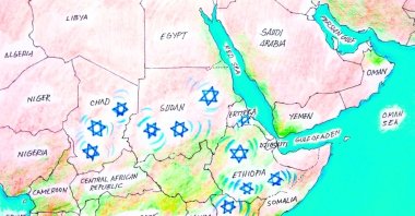 "In recent years, Israel's rather bold strategic moves in the Horn of Africa, located near the Bab el-Mandeb Strait, have attracted attention." (Illustration by Erhan Yalvaç)