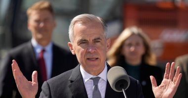 Prime Minister Mark Carney responds to a question during an event in Ottawa, Thursday, April 23, 2026. (AP Photo)