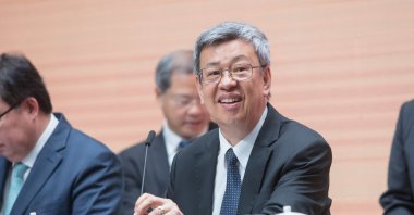 Taiwan Premier Chen Chien-jen announces the 2024 government budget, Taipei, Taiwan, Aug. 24, 2023. (Shutterstock Photo)