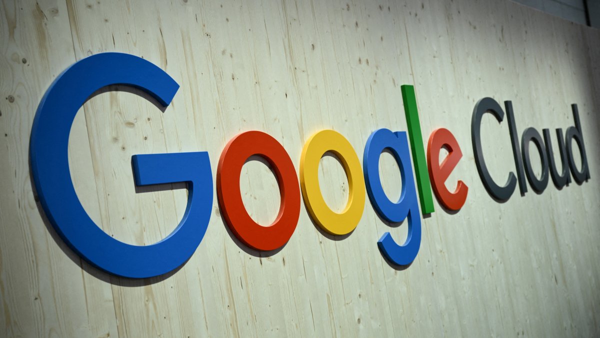 A Google Cloud logo is pictured at a trade fair in Hannover Messe, Hanover, Germany, April 22, 2024. (Reuters File Photo)