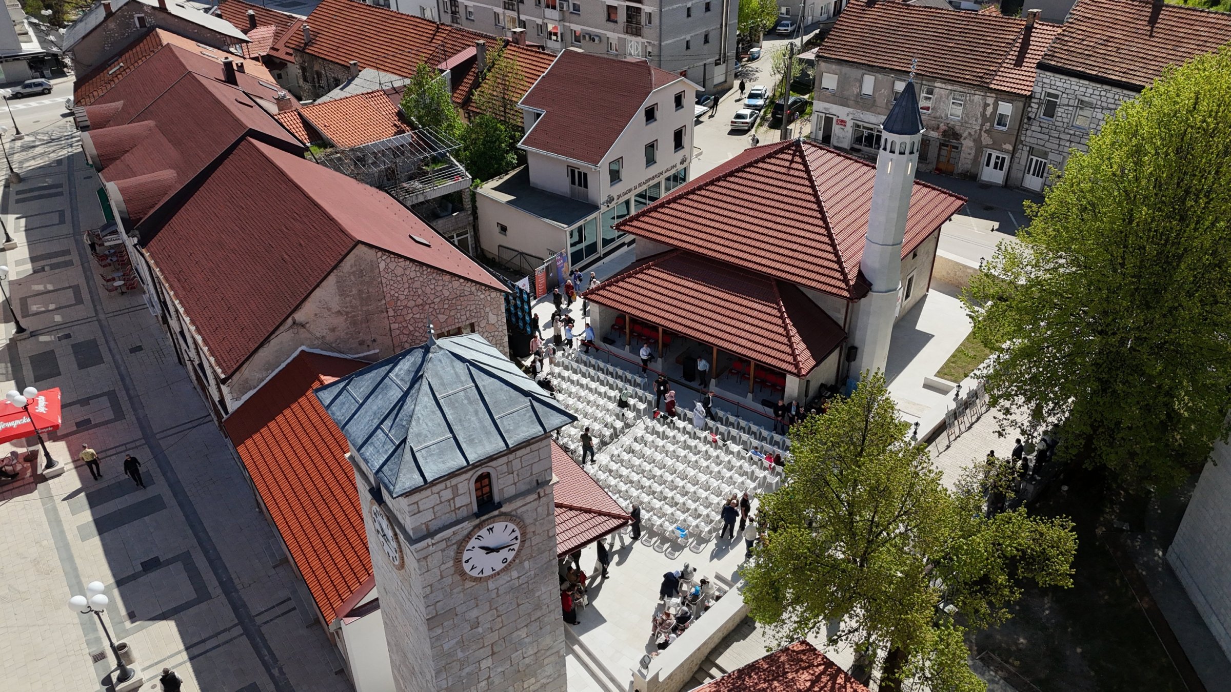 The Ottoman-era Dugalica Mosque, which was destroyed by Serbs during the 1992–1995 war and rebuilt with Türkiye’s support while preserving its original architecture, has been reopened, Nevesinje, Bosnia and Herzegovina, April 26, 2026. (AA Photo)