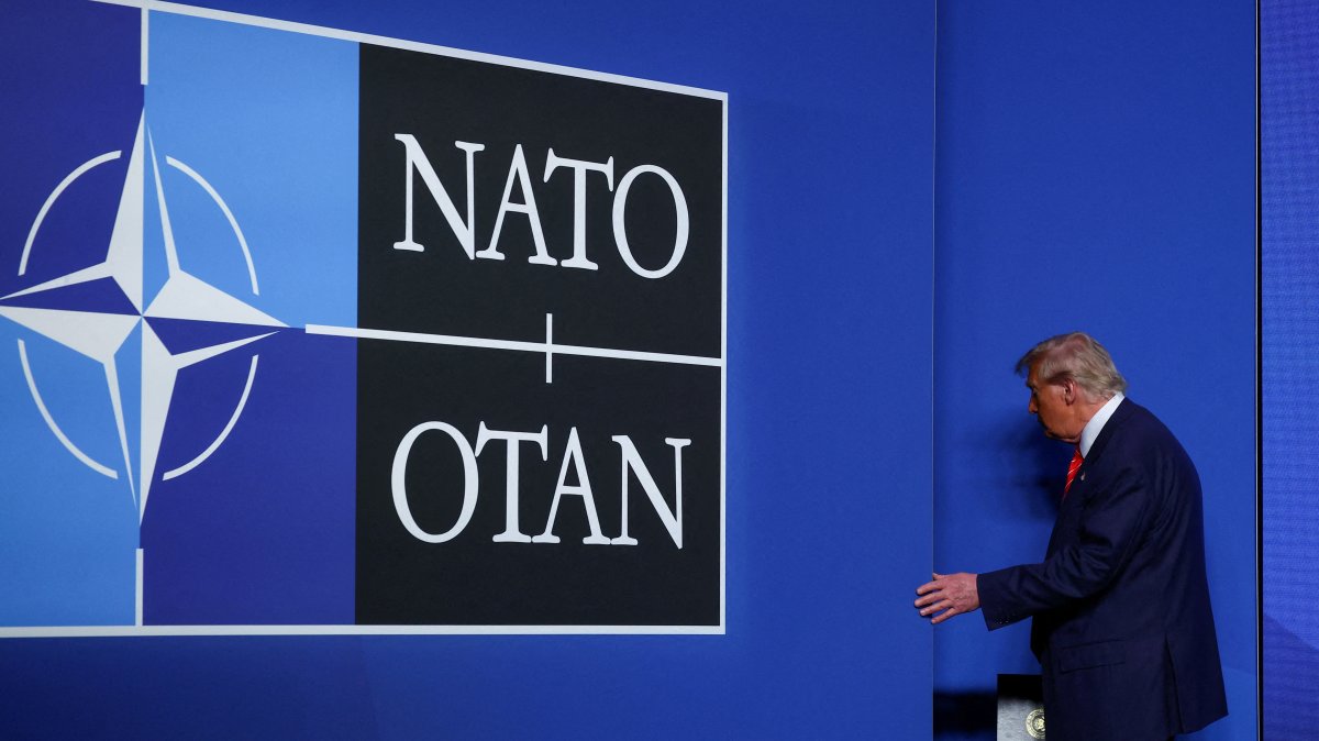 U.S. President Donald Trump leaves a press conference at a NATO summit in The Hague, Netherlands, June 25, 2025. (Reuters Photo)