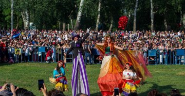 An undated photo of a show during the Hıdırellez celebrations, Edirne, Türkiye. (Shutterstock Photo)
