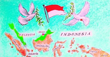 "Indonesia's foreign policy under Prabowo can be termed "active equidistance": actively cultivating inclusiveness while remaining neutral." (Illustration by Erhan Yalvaç)