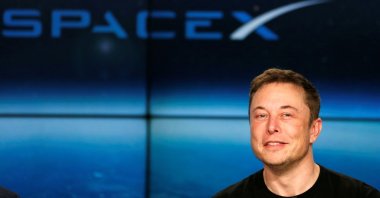 SpaceX founder Elon Musk speaks at a press conference following the first launch of a SpaceX Falcon Heavy rocket at the Kennedy Space Center in Cape Canaveral, Florida, U.S., Feb. 6, 2018. (Reuters Photo)